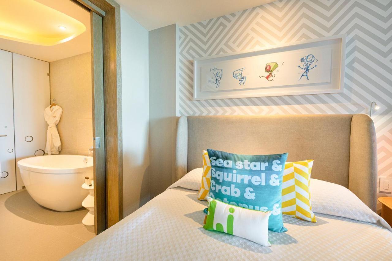 Nickelodeon Hotels & Resorts Riviera Maya Пуэрто-Морелос Экстерьер фото A bedroom at the hotel